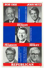 REAGAN 1980-84 COATTAIL POSTERS.