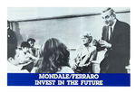 MONDALE/FERRARO TWO PERSONAL APPEARANCE AND THREE EDUCATION THEMED POSTERS.