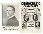 AL SMITH FOR GOVERNOR/WISCONSIN COATTAIL POSTER PAIR.