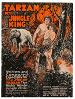 "TARZAN MY JUNGLE KING" SHEET MUSIC FOR "THE SON OF TARZAN" SERIAL.