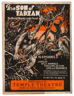 "TARZAN MY JUNGLE KING" SHEET MUSIC FOR "THE SON OF TARZAN" SERIAL.