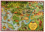 "TARZAN JUNGLE MAP AND TREASURE HUNT" CANADIAN VERSION PREMIUM GAME.