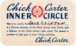 "CHICK CARTER INNER CIRCLE CLUB KIT."