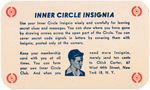 "CHICK CARTER INNER CIRCLE CLUB KIT."