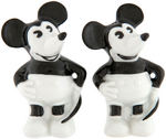 MICKEY MOUSE FIGURAL GERMAN CHINA SALT & PEPPER SET.