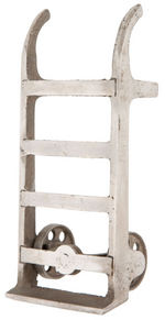 SALESMEN’S SAMPLE NICKEL PLATED HAND TRUCK.