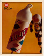 "DAIRY QUEEN - D.Q. JET" ICE CREAM SIGN.