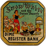 "SNOW WHITE AND THE SEVEN DWARFS" &"DOPEY" DIME REGISTER BANK PAIR.