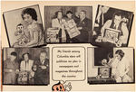 PILLSBURY'S FARINA SALESMAN'S PRESENTATION BOOK FOR SCRAPPY PREMIUM CAMPAIGN WITH 3 STOOGES PHOTOS.