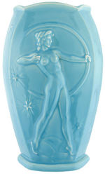 FANTASIA THE GODDESS DIANA CERAMIC VASE BY VERNON KILNS.