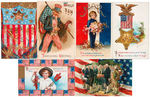 JULY 4th/PATRIOTISM POSTCARD LOT.