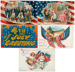 JULY 4th/PATRIOTISM POSTCARD LOT.