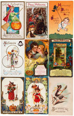 HALLOWEEN - WITCHES POSTCARD LOT.