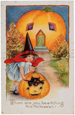 HALLOWEEN - PUMPKIN/JACK-O-LANTERN POSTCARD LOT.