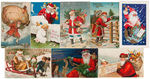 CHRISTMAS - SANTA CLAUS POSTCARD LOT.