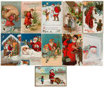 CHRISTMAS - SANTA CLAUS POSTCARD LOT.