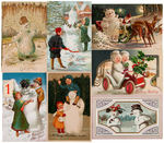 CHRISTMAS - SNOWMAN POSTCARD LOT.