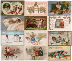 CHRISTMAS POSTCARD LOT.