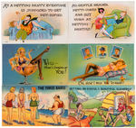 RISQUE/PIN-UP/HUMOR POSTCARD LOT.