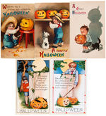 HALLOWEEN POSTCARD LOT.