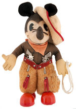 COWBOY MICKEY MOUSE KNICKERBOCKER DOLL (SIZE VARIETY).