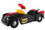 "OFFICIAL BATMAN AND ROBIN BATMOBILE RIDER" BOXED CHILD'S RIDING TOY.
