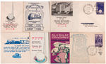 NYWF 1939-40 ROYALTY/ RAILROAD/ FLEET WEEK LOT OF 24 DIFFERENT COMMEMORATIVE POSTAL ENVELOPES.