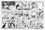 FRED FREDERICKS “THE PHANTOM” 1997 SUNDAY PAGE ORIGINAL ART PAIR.