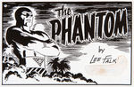 FRED FREDERICKS “THE PHANTOM” 1997 SUNDAY PAGE ORIGINAL ART PAIR.