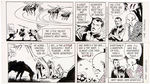 FRED FREDERICKS MANDRAKE THE MAGICIAN LOT OF FIVE ORIGINAL ART DAILY STRIPS.