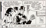 FRED FREDERICKS MANDRAKE THE MAGICIAN SUNDAY PAGE ORIGINAL ART PAIR.