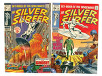 "THE SILVER SURFER" COMIC BOOK PAIR.