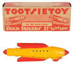 "BUCK ROGERS TOOTSIETOY" BOXED SET OF SHIPS.