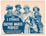 THE 3 STOOGES "CACTUS MAKES PERFECT" TITLE CARD.