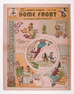 “WALT DISNEY’S HOME FRONT” WWII ERA PUBLICATION.