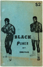 “BLACK POWER AT RINGSIDE” 1974 FIRST EDITION BOOK HONORING BOXERS.