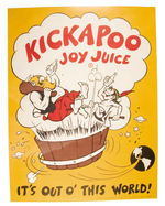 LIL’ ABNER “KICKAPOO JOY JUICE” STORE SIGNS.