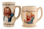 HIRE'S ROOT BEER MUG PAIR.