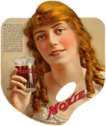 "MOXIE" ADVERTISING FAN TRIO.