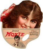 "MOXIE" ADVERTISING FAN TRIO.