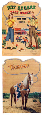 "ROY ROGERS AND DALE EVANS CUT-OUT BOOK."