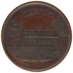 ADAMS COPPER MEDAL FROM 1860-61 PRESIDENTIAL SERIES BY LOVETT.