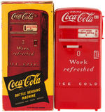 "COCA-COLA BOTTLE VENDING  MACHINE" BOXED BANK.