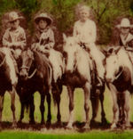 “TOM MIX BOYS MOUNTED TROOP OF AMERICA” CELLO BLOTTER.