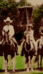 “TOM MIX BOYS MOUNTED TROOP OF AMERICA” CELLO BLOTTER.