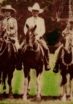 “TOM MIX BOYS MOUNTED TROOP OF AMERICA” CELLO BLOTTER.