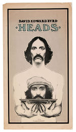 "DAVID EDWARD BYRD - HEADS" SIGNED POSTER PORTFOLIO SET.