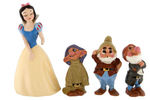 SNOW WHITE AND THE SEVEN DWARFS LARGE SIZE HAGEN-RENAKER FIGURINE SET.