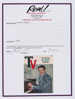 LIBERACE SIGNED MAGAZINE.