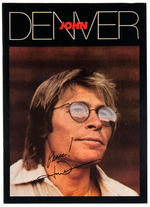 JOHN DENVER SIGNED PROGRAM.